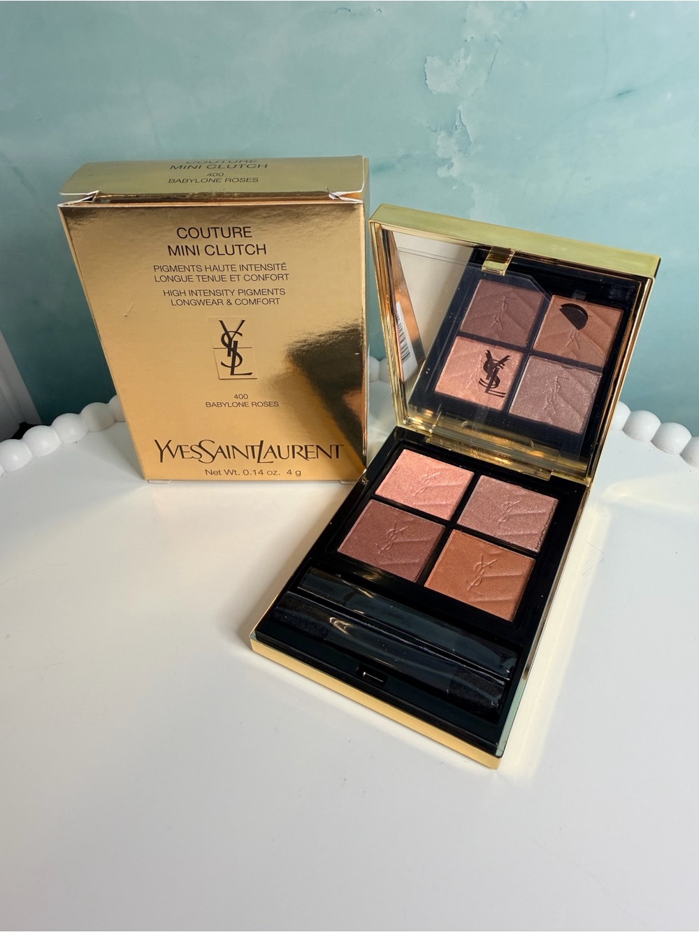Yves Saint Laurent Couture Mini Clutch Eyeshadow Palette - 400 Bayylone Roses